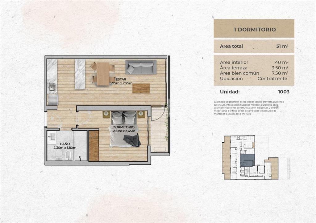 Venta Apartamento 1 Dormitorio en Centro (Montevideo)