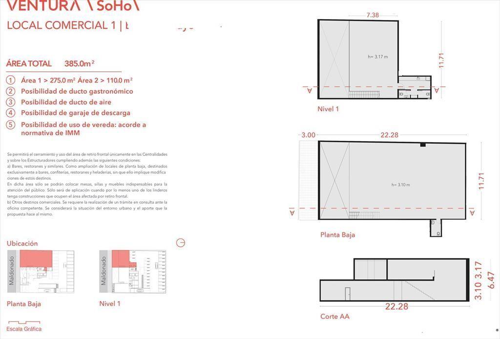 VENTA CON RENTA - LOCAL COMERCIAL - CORDÓN