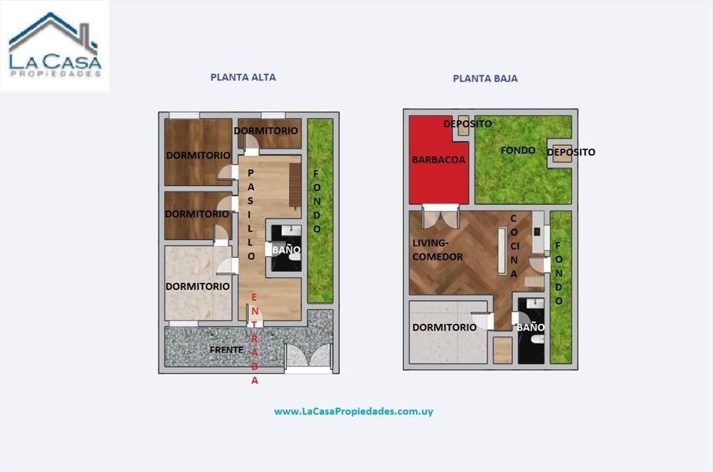 Venta Casa 5 Dormitorios, 2 baños, Parrillero, Cochera y Pa