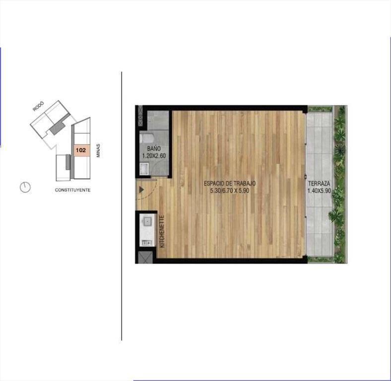 Oficina en venta en Cordón - 102