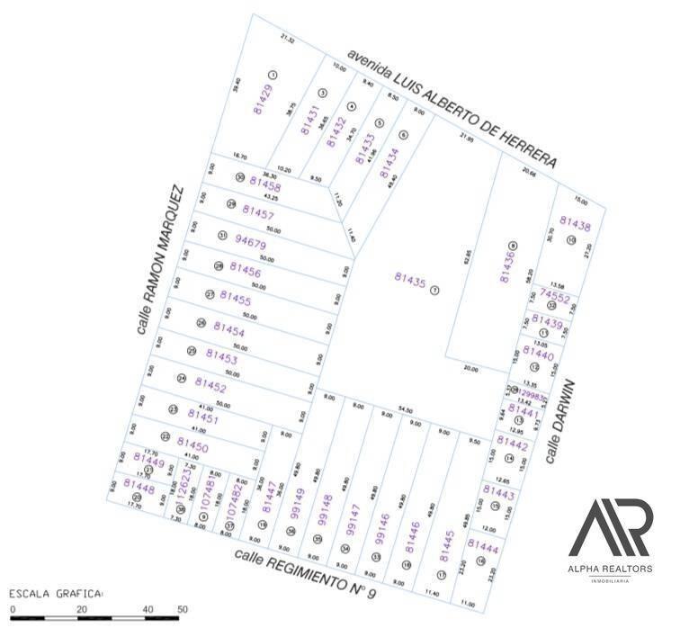 Venta De Terreno/lote Sobre Luis Alberto De Herrera. 305...