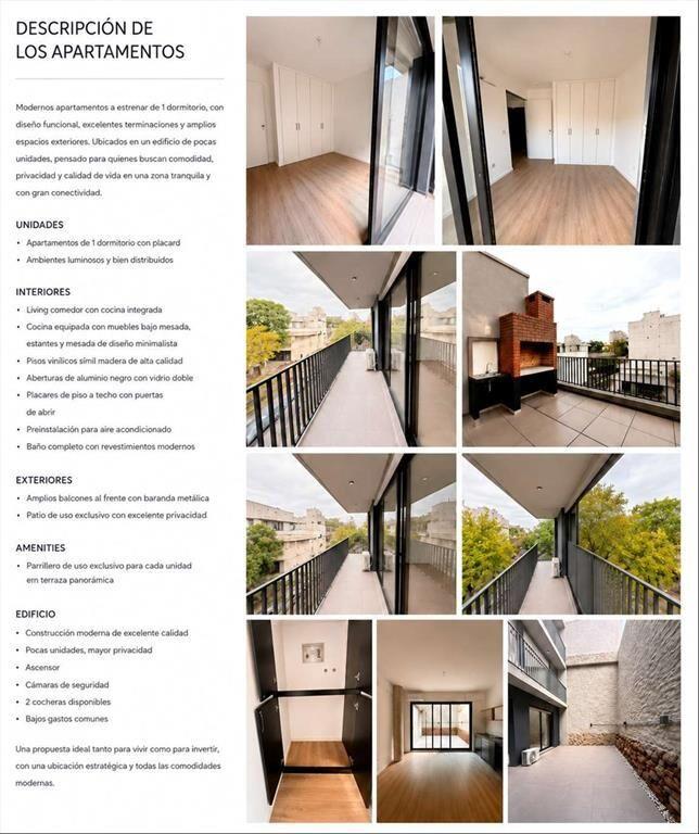 1 Dormitorio en alquiler, conexión para lavarropa, balcón,