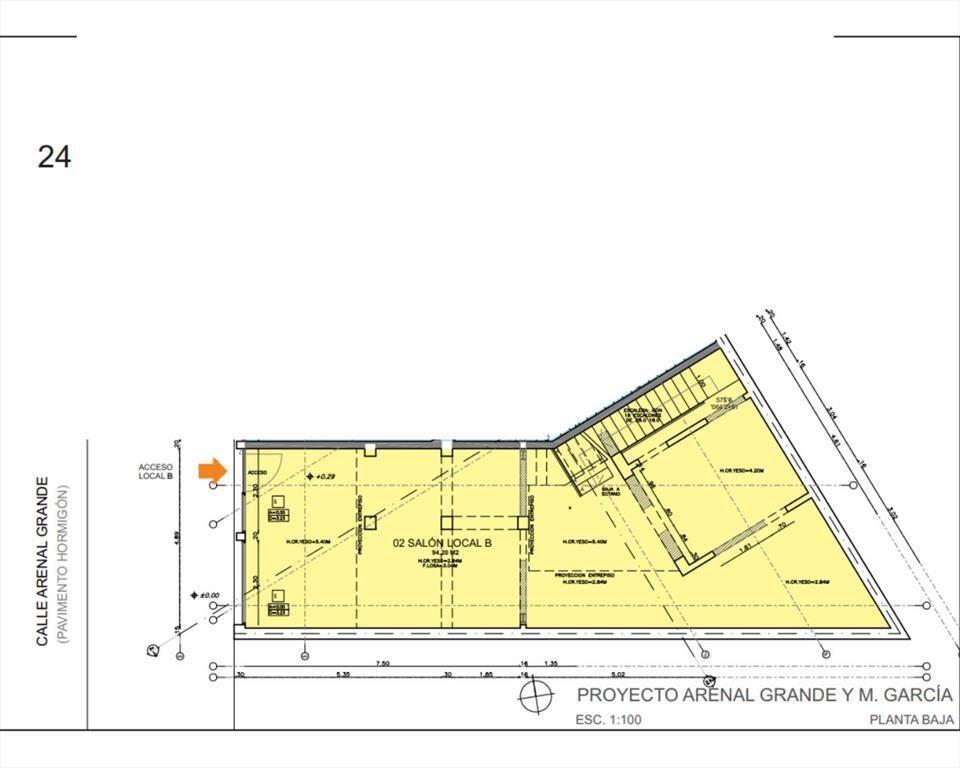 ALQUILER LOCAL COMERCIAL A ESTRENAR SOBRE ARENAL GRANDE ZON