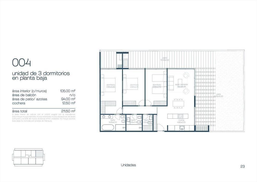 Venta Apartamento 3 Dormitorios en Punta Ballena