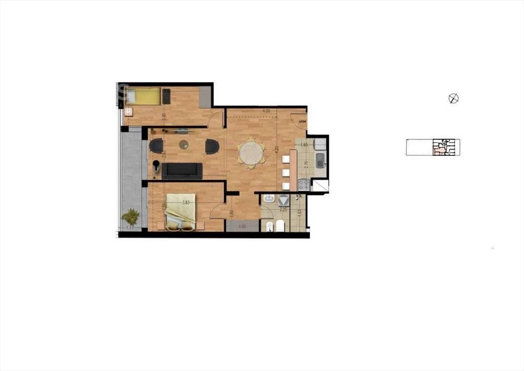 Apartamento de 2 dormitorios en venta con renta en La Blanq