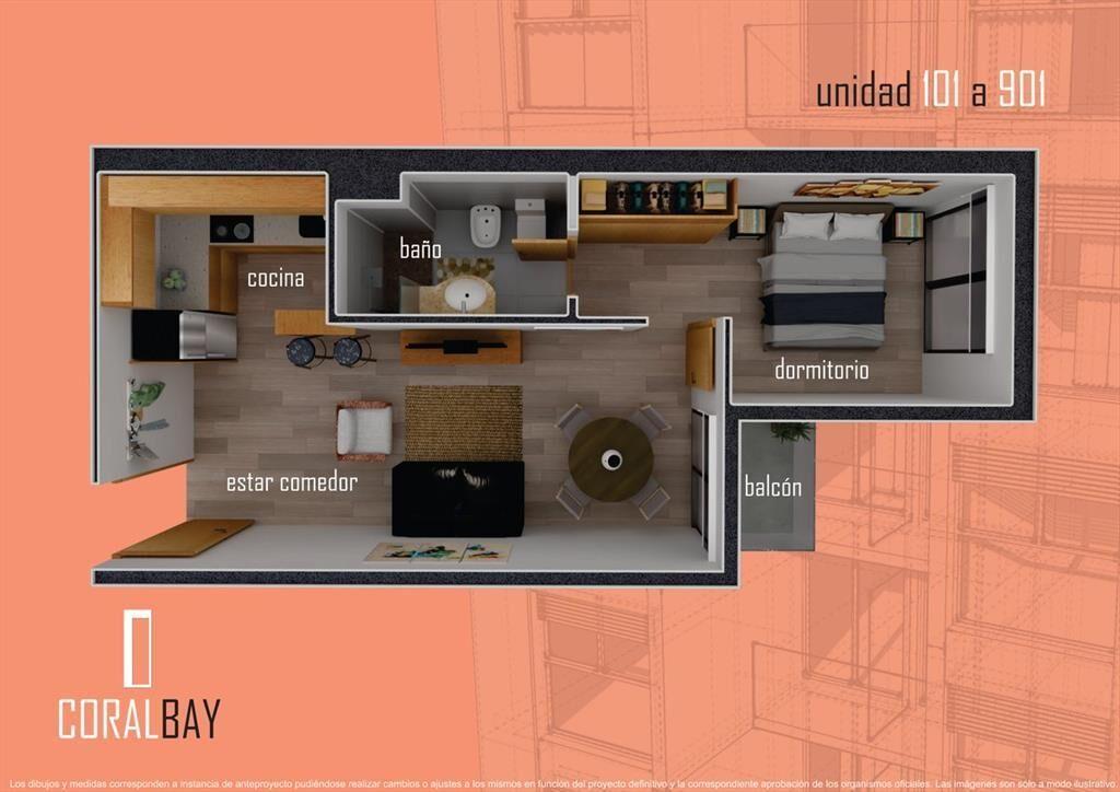 Venta Apartamento 1 Dormitorio Pocitos en lo mejor de Aveni