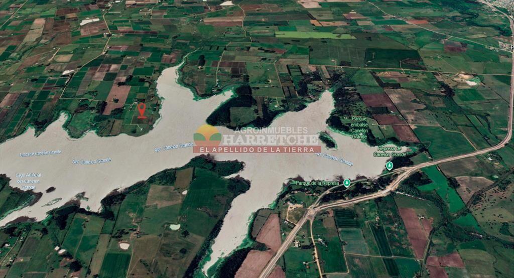 Chacra sin construcciones con la costa del Grande