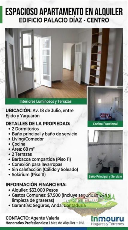 Se Alquila Espacioso Apartamento en Centro