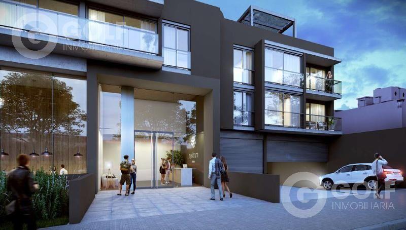 Venta de apartamento de 1 dormitorio con terraza, en constr