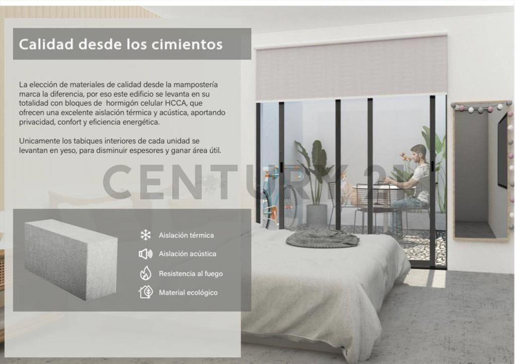 Monoambiente a estrenar en Buceo; 47m2 con patio de uso e...