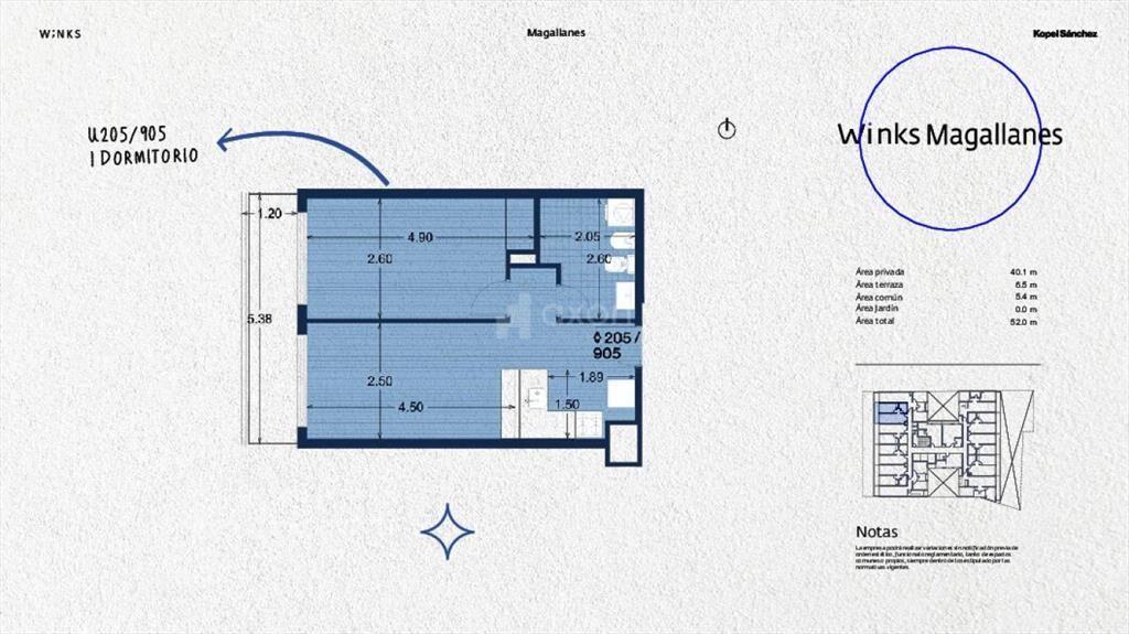 VENTA DE APARTAMENTO DE 1 DORMITORIO EN BARRIO PALERMO