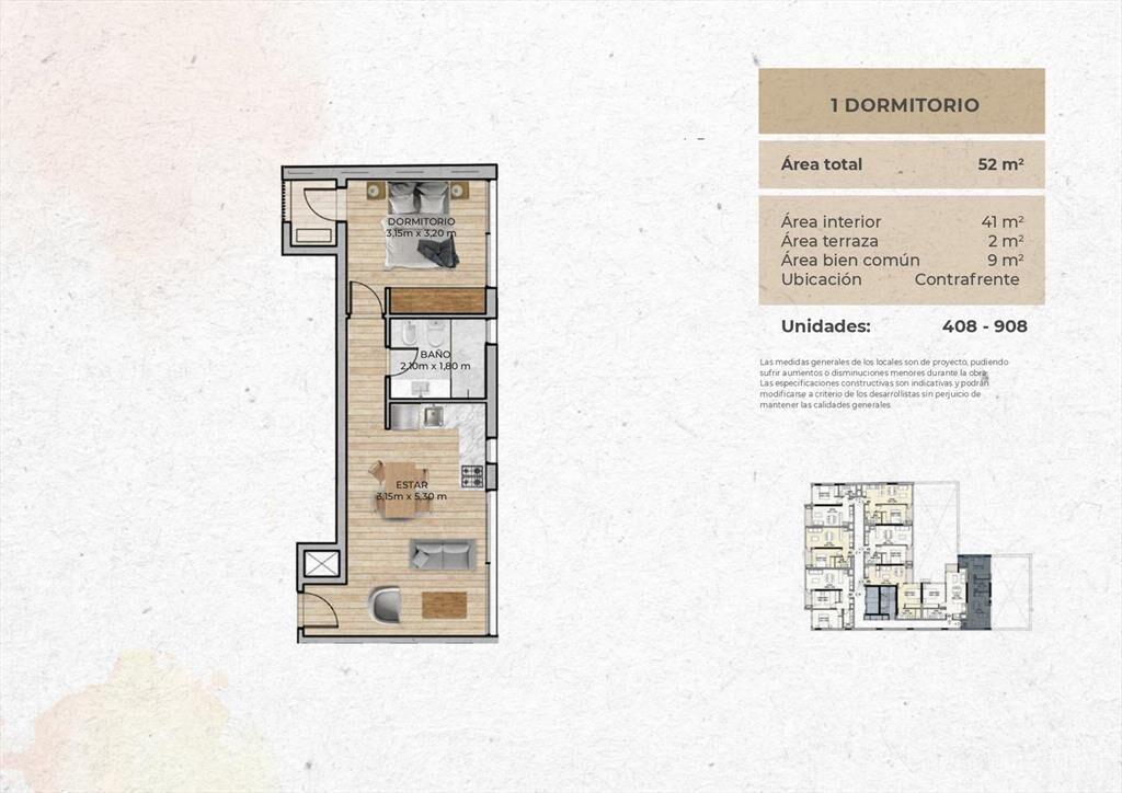 Venta Apartamento 1 Dormitorio en Centro (Montevideo)