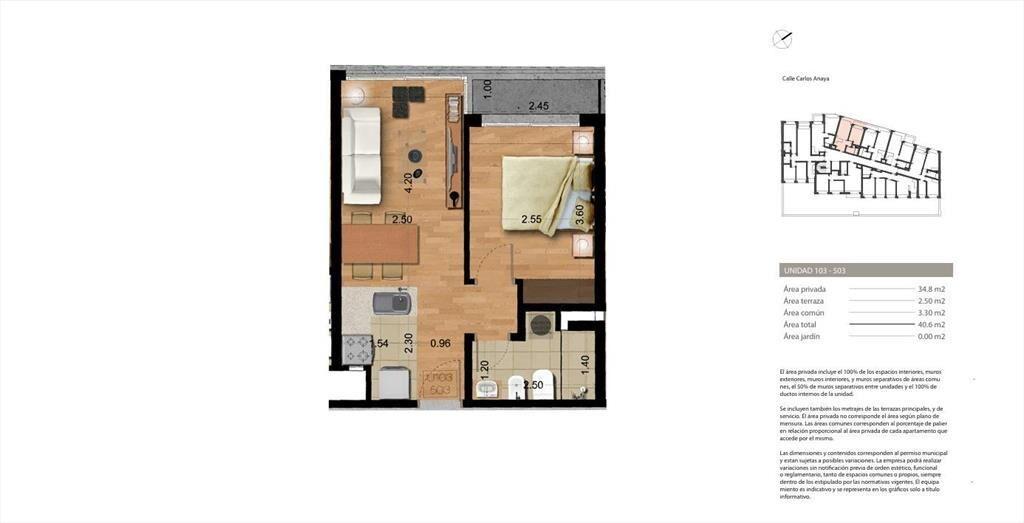 Alquiler Apartamento 1 Dormitorios en La Blanqueada