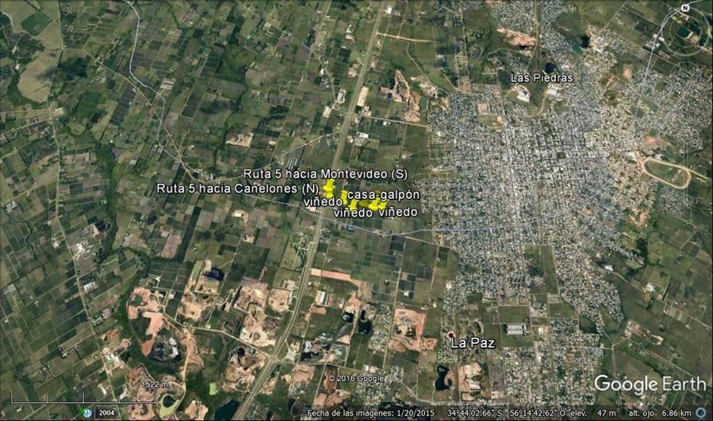 Terreno 5 hectáreas Ruta 5 km 22