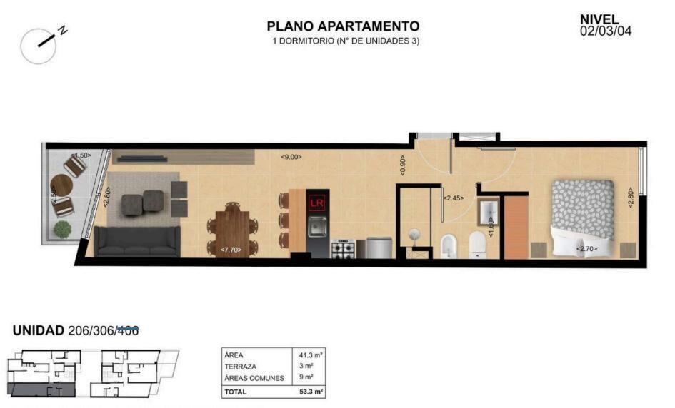 Venta Apartamento 1 Dormitorio