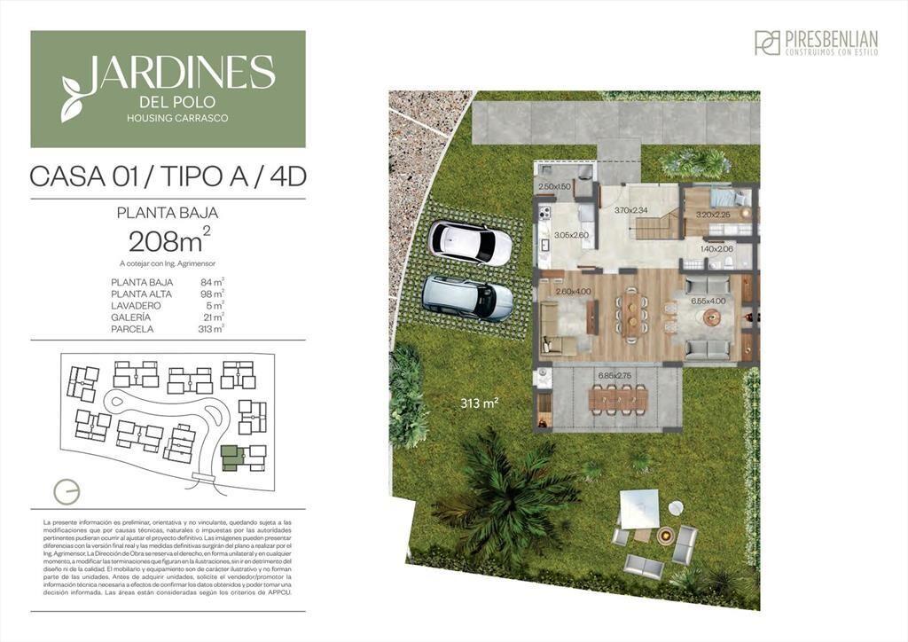 Venta Casa Duplex 4 Dormitorios en Carrasco Norte