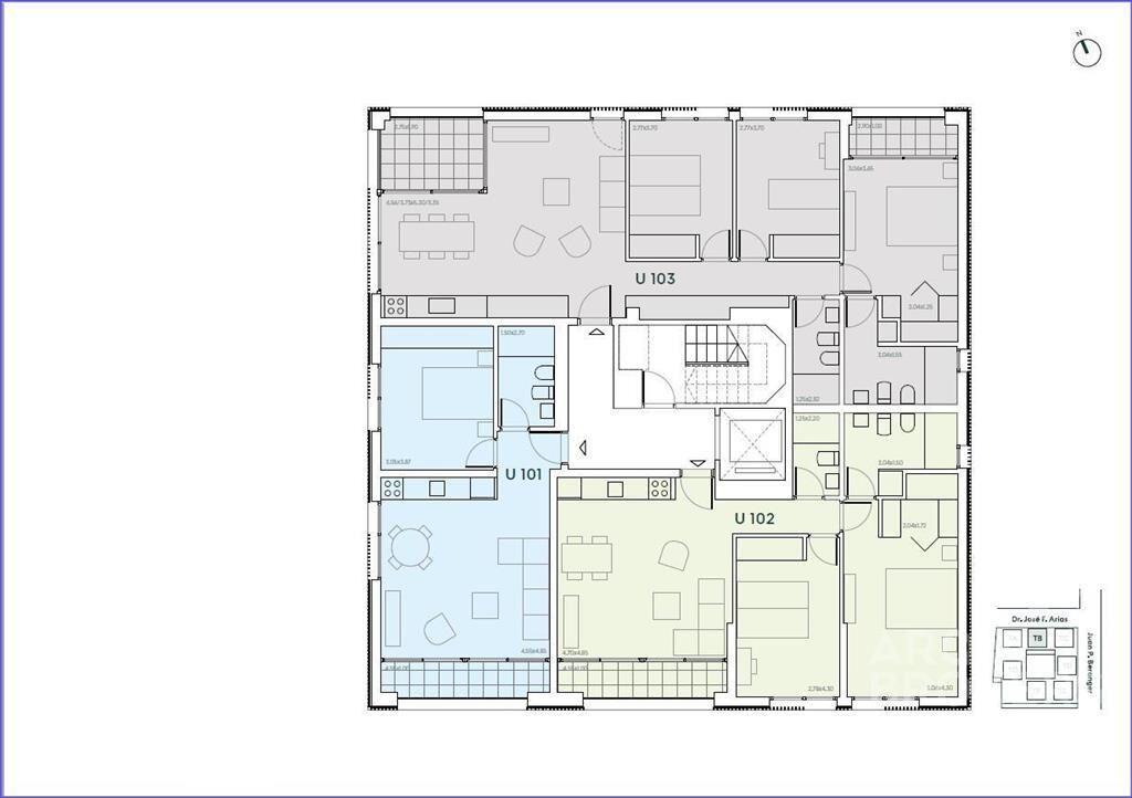 Apartamento de dos dormitorios en venta en Carrasco Norte