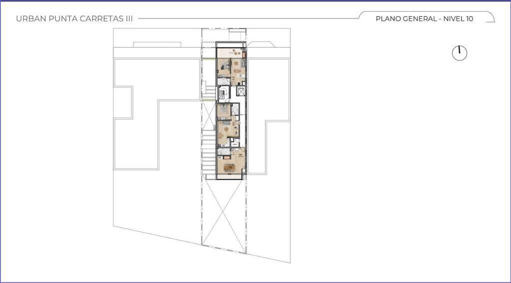 Venta apartamento un dormitorio en Punta Carretas - 704