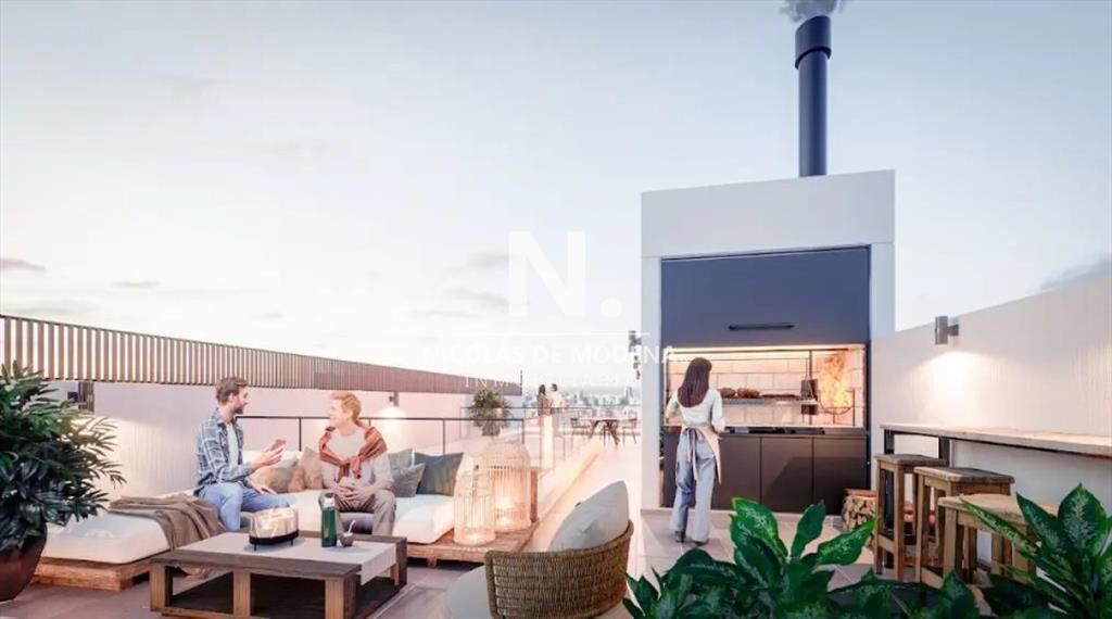 Venta Luminoso Monoambiente Con Gran Terraza en