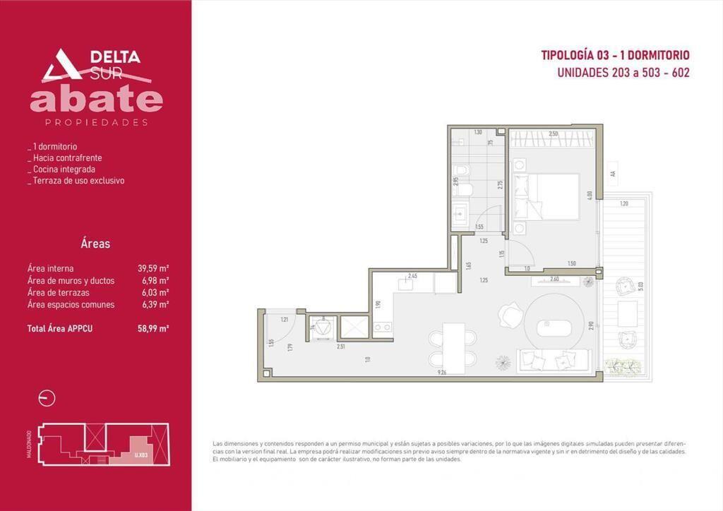 Venta apartamento un dormitorio en Barrio Sur, Montevideo