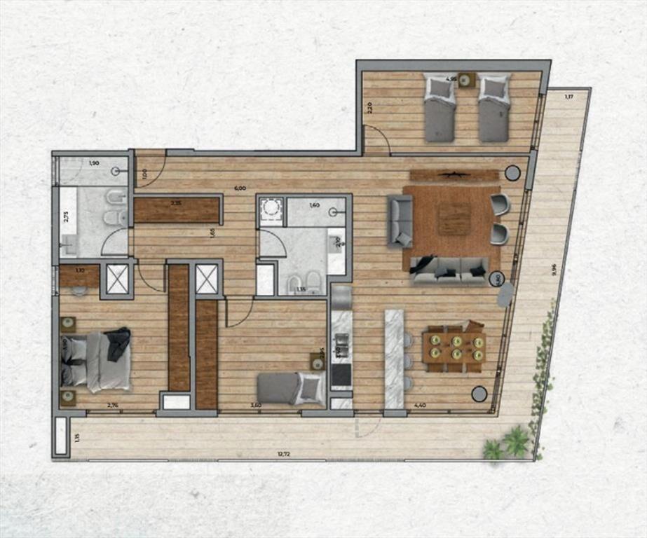 VENTA Apartamento de 3 dormitorios PUNTA CARRETAS