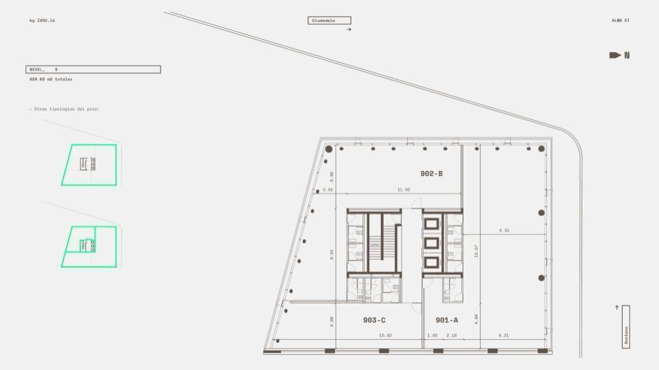 Ciudadela esq Soriano, 135 m2, gge x2, vista al mar!!