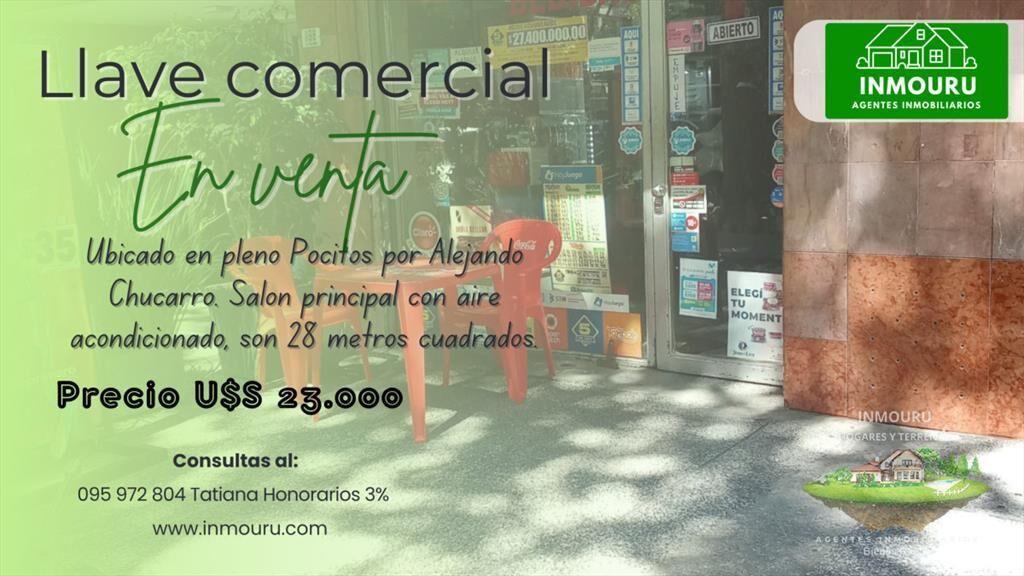 Venta de llave comercial en Pocitos