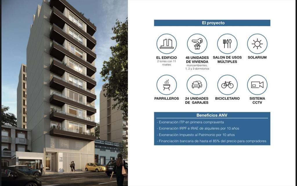 Venta Apartamento Tres Cruces Un Dormitorio Ley Vis Estrena