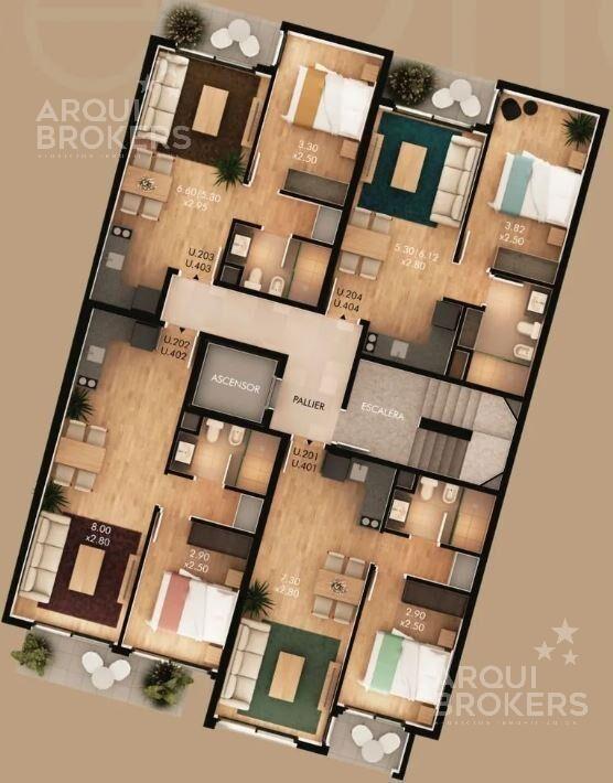 Apartamento de un dormitorio en venta en Buceo - 403B