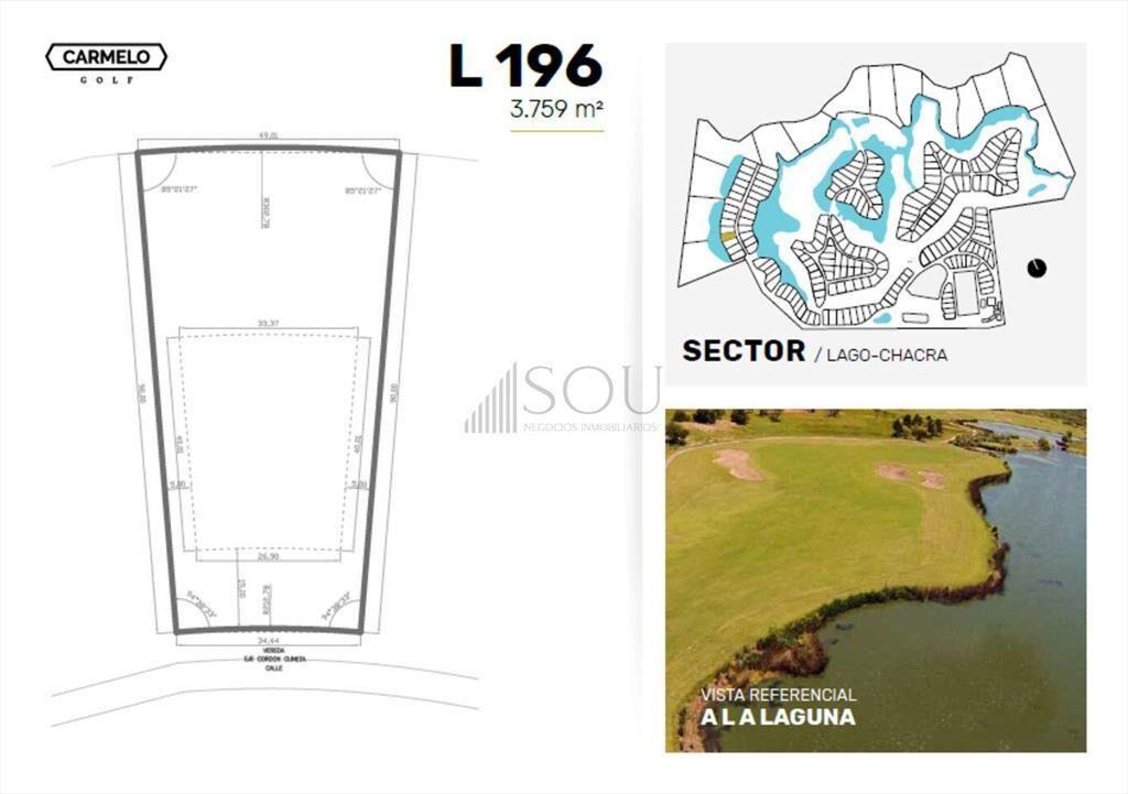 Venta de lotes en barrio privado Carmelo, Colonia