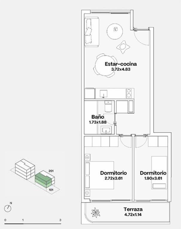 Venta Apartamento 2 dormitorios Malvin. Rooftop