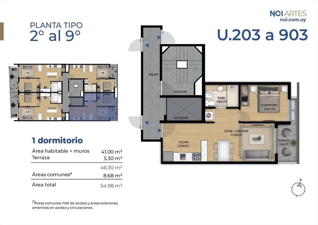 Venta Apartamento 1 Dormitorio en Centro (Montevideo)
