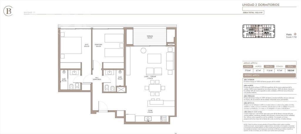 Venta de apartamento de 2 dormitorios en Carrasco Boating