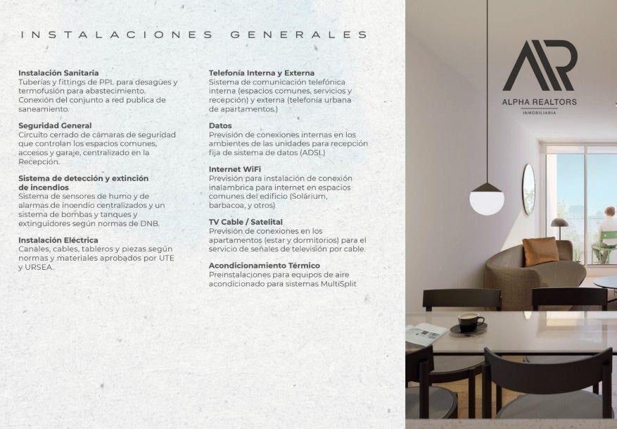 Apartamento en venta c/ cochera en Cordón