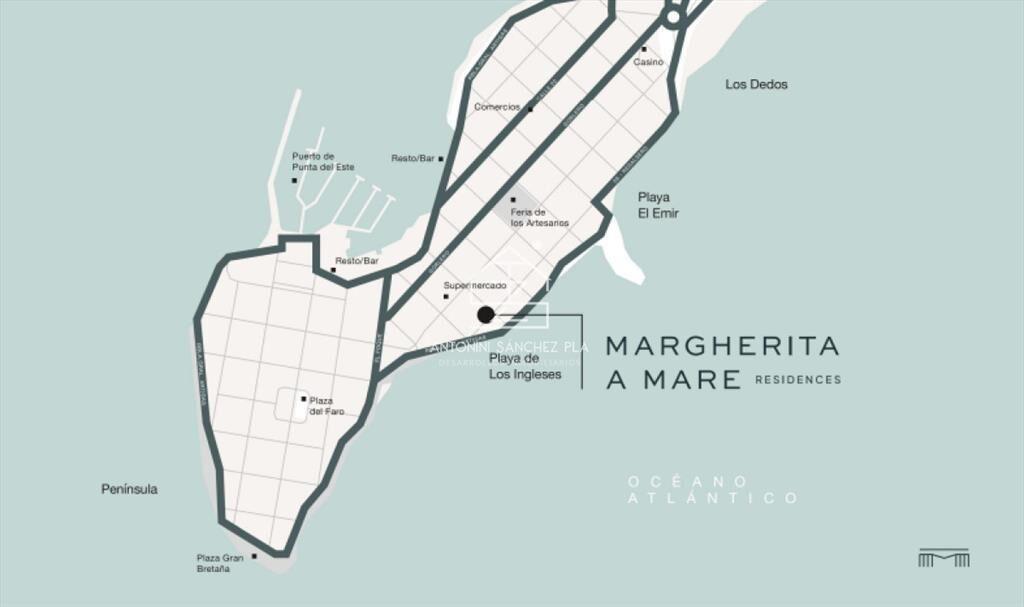 Departamento de 2 dormitorios en venta - Margherita A Mare
