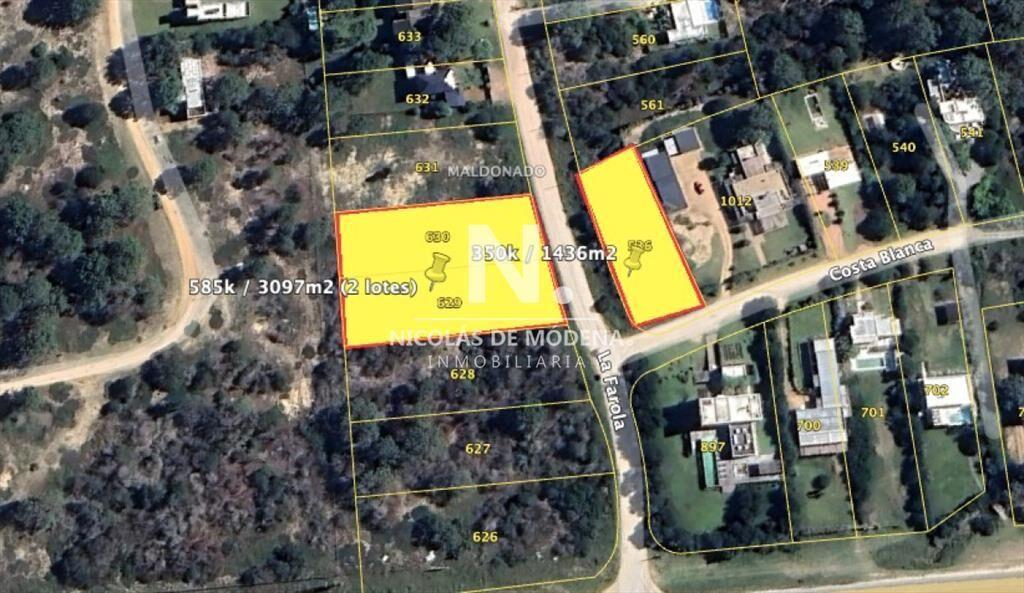 En venta lote en Arenas de Jose Ignacio,