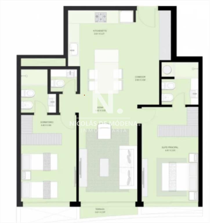 Apartamento en Venta de 2 dormitorios en Av. ,