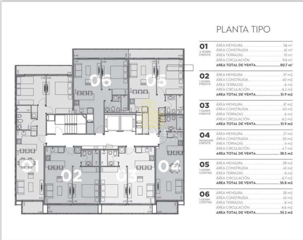 Apartamento 1 dormitorio en Cordon