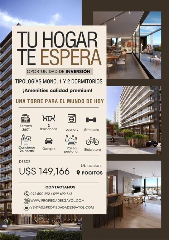 Oportunidad Apartamento en Pozo, Pocitos 2 Dormitorios con
