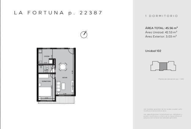 Apartamento 2 dormitorios a estrenar