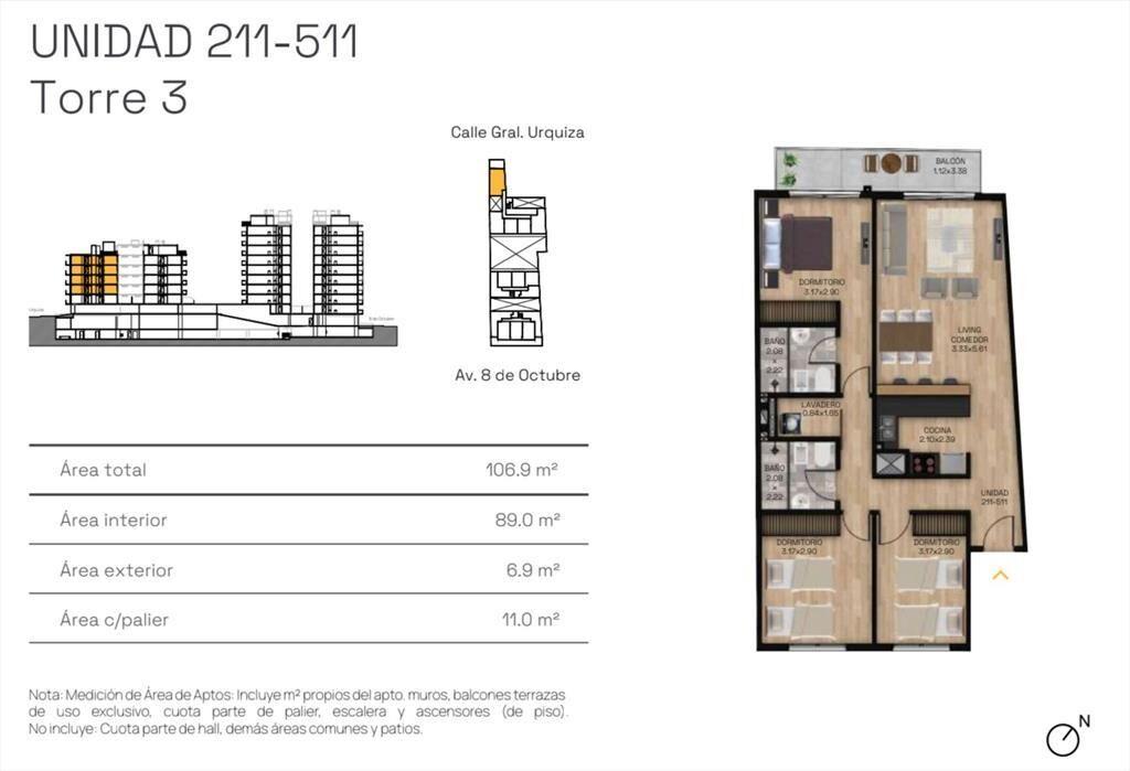 VENTA APTO 3 DORM 2 BAÑOS BALCÓN LA BLANQUEADA