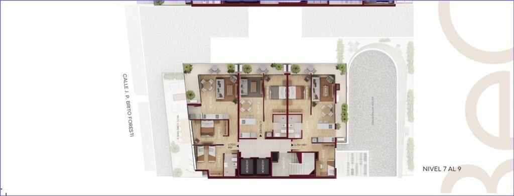 Apartamento penthouse de dos dormitorios en venta en La Bla