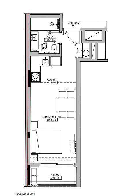 Venta Apartamento Monoambiente en Pocitos