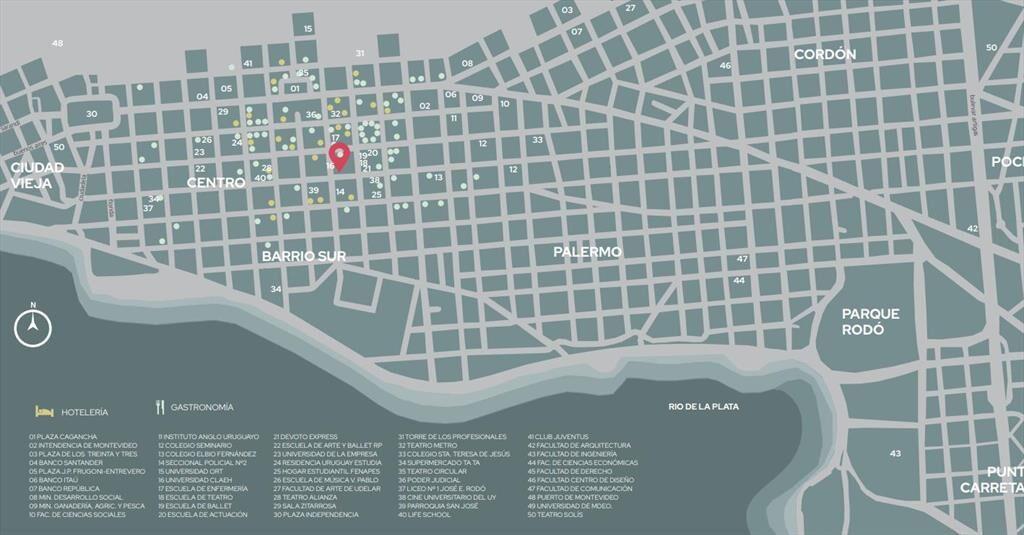 Apartamento en Venta Centro 1 dormitorio
