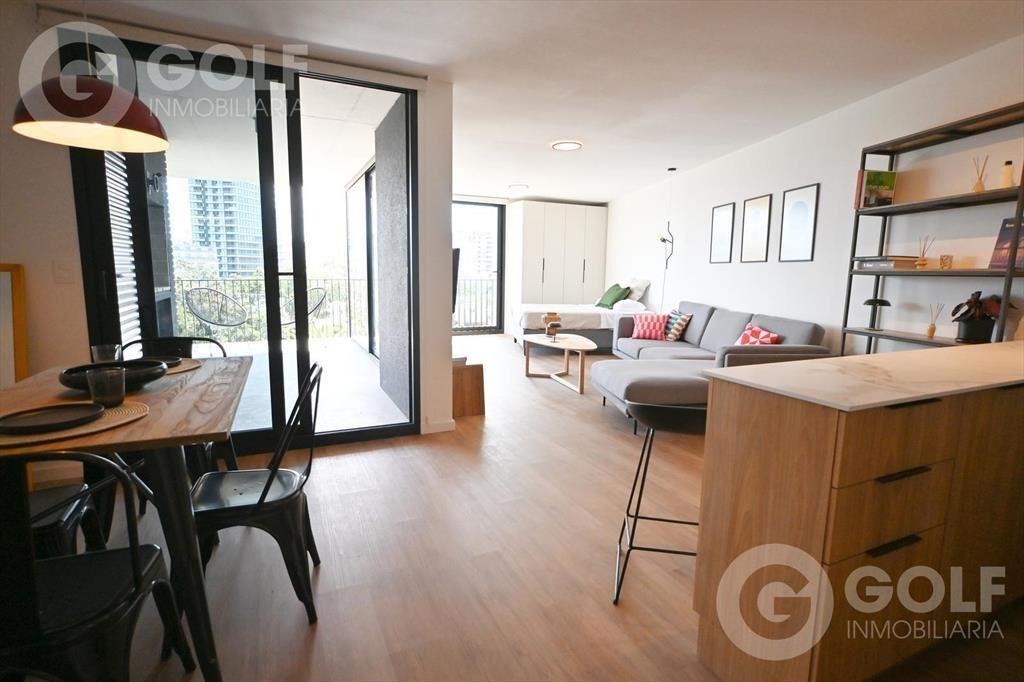 Alquiler de Loft con cochera y muebles en Pocitos