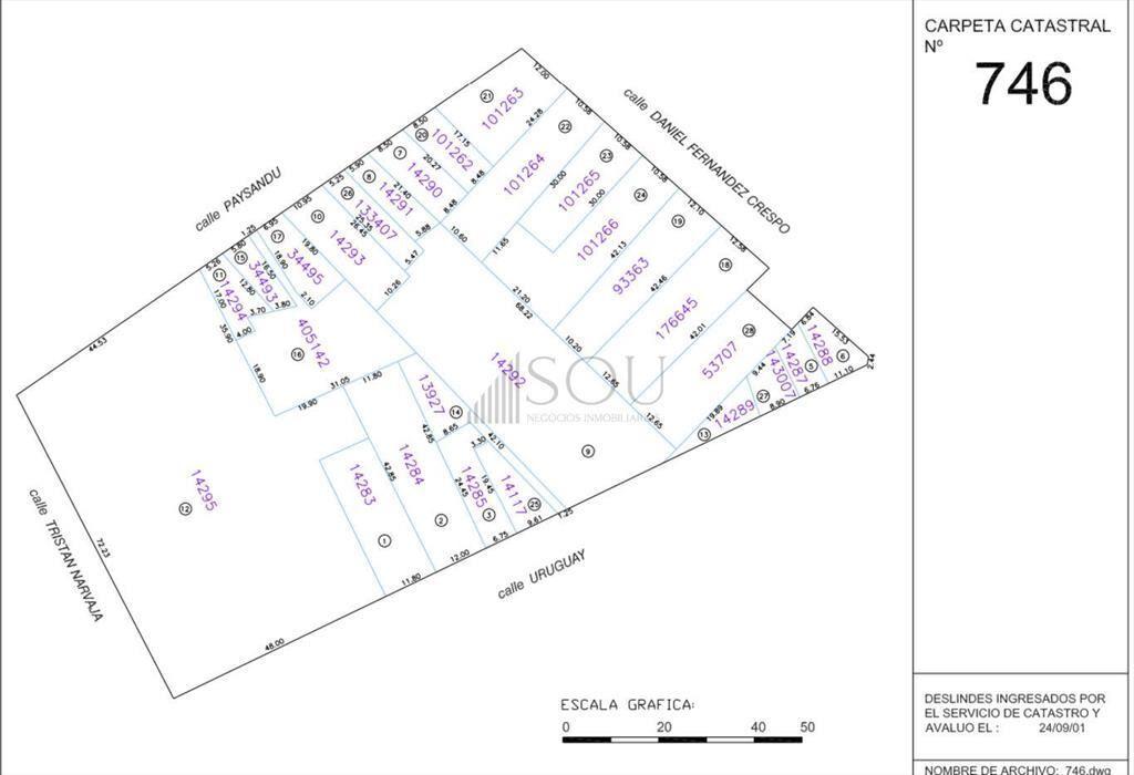 Terreno en venta cordon zona vis