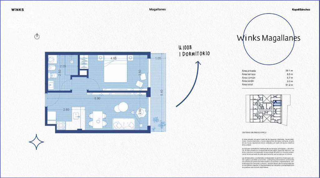 Venta apartamento un dormitorio en Palermo - 1008