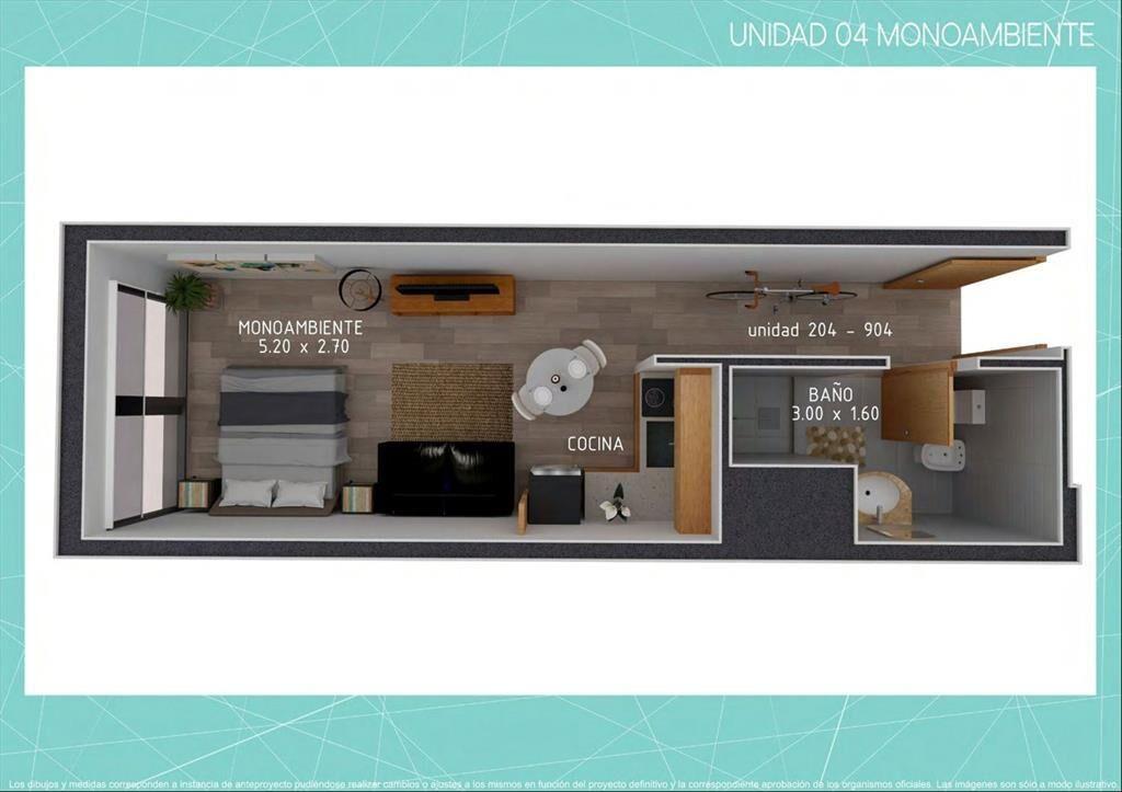 Estrene Apartamento Monoambiente, Orientación Norte, Pocito