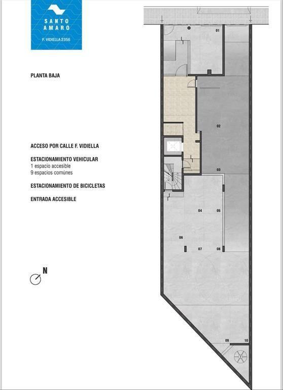 1 DORMITORIO CONTRAFRENTE EN CONSTRUCCIÓN LA BLANQUEADA