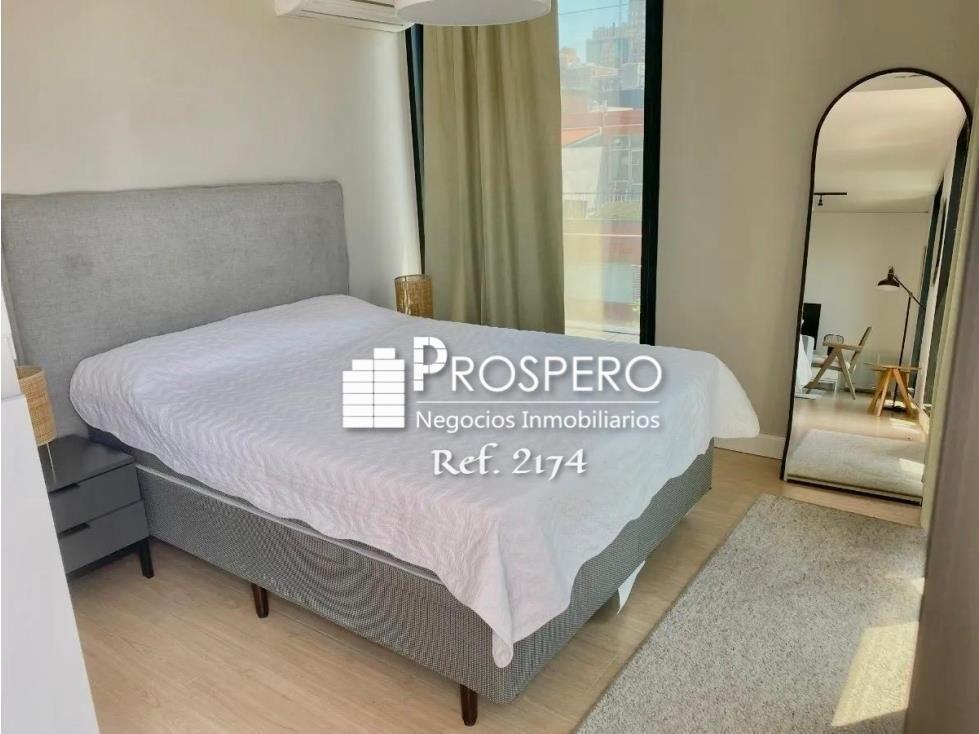 2174/1 venta apto 2 dorm Centro c/renta amueblado